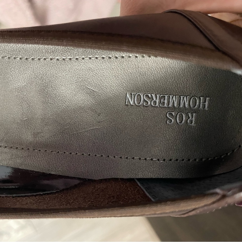 Ros Hommerson Dark Brown Heels size 10N - Picture 10 of 12